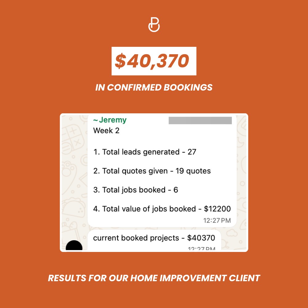 Booking value results